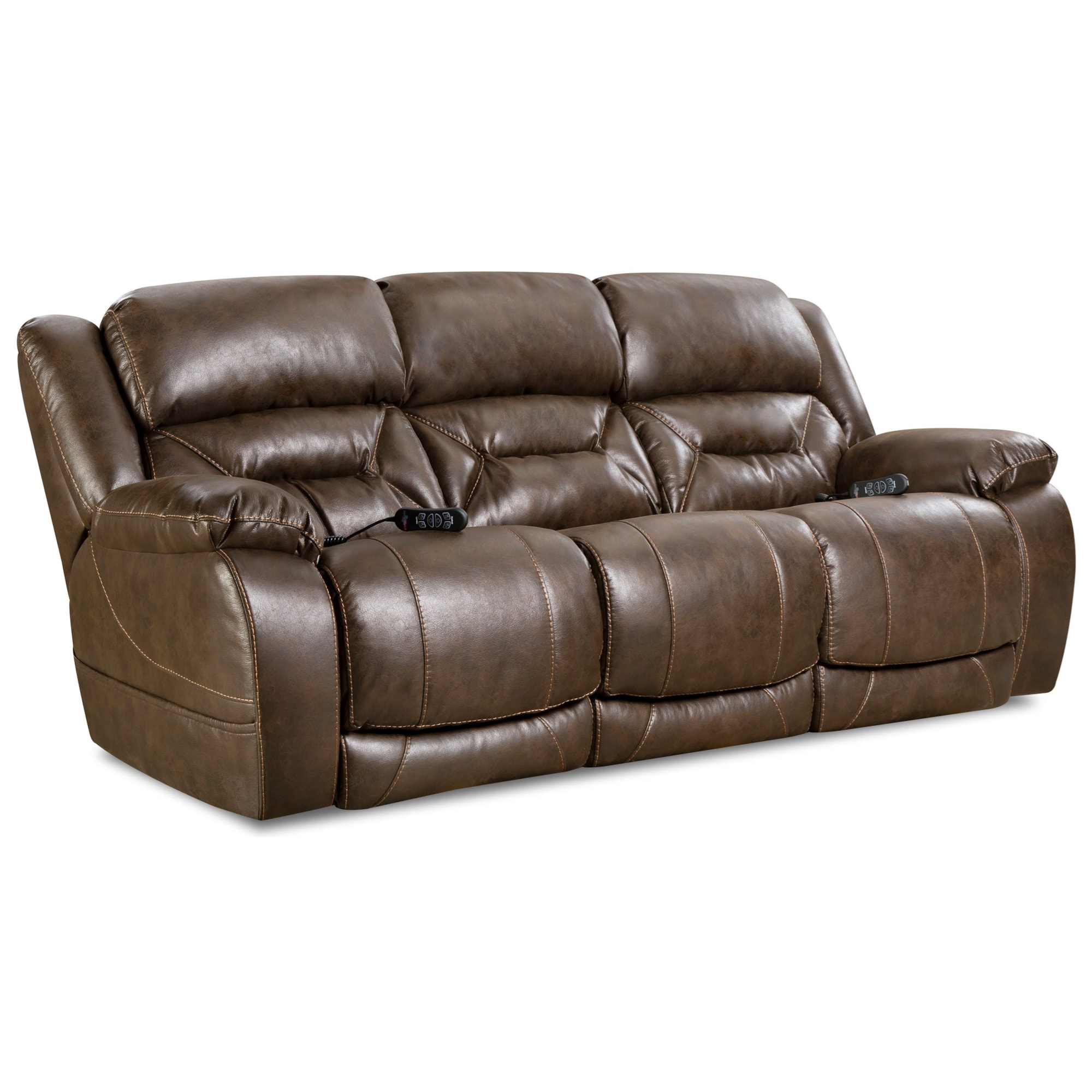HomeStretch Enterprise 1111HS Casual Power Reclining Sofa with Power